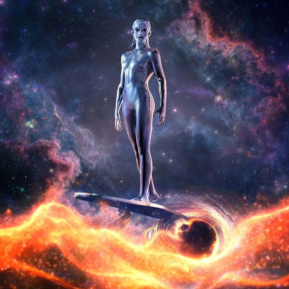Fantastic Four Art Scale Statue – Silver Surfer 1/10 27 cm 10