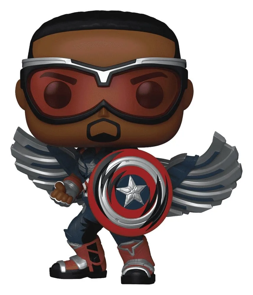 Marvel Pop Figure – Sam Wilson Captain America Comic Deco 9 cm