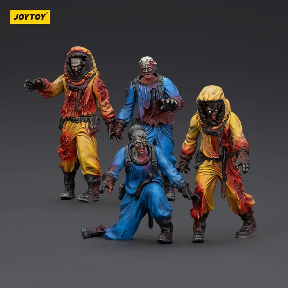 Zombie Dark Source Action Figures – Biochemical Lab Team 4-Pack 8 cm 2