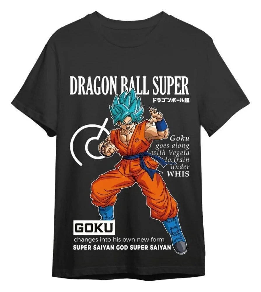 Dragon Ball Super T-Shirt – Goku Training Black S