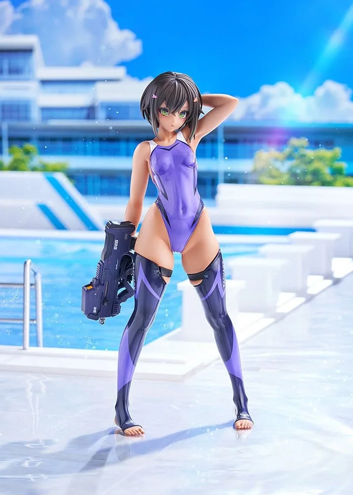 Arms Note Sammelfigur – Buchou-chan Purple Swimsuit 22 cm 2