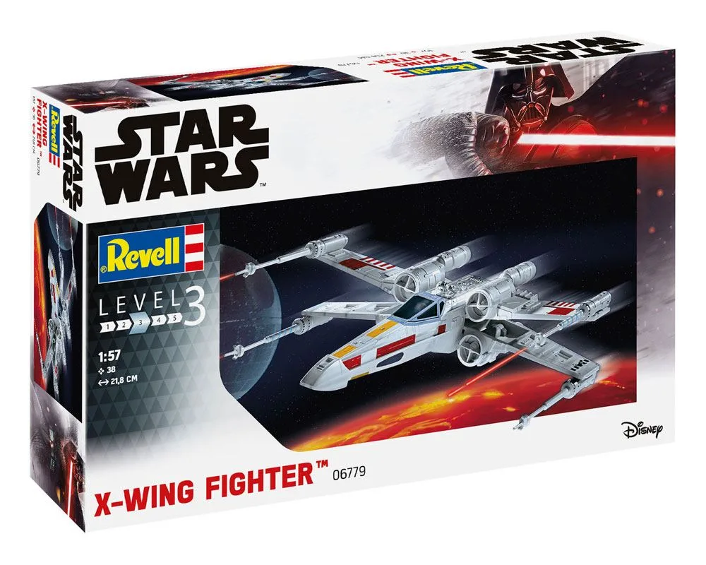 Star Wars Modellbausatz – X-wing Fighter 1:57 21,8 cm 12