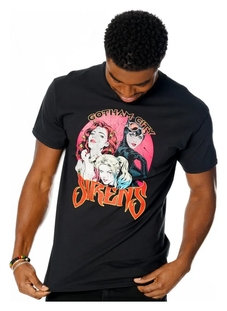 Gotham City Sirens T-Shirt – Vintage Poster Size S 2