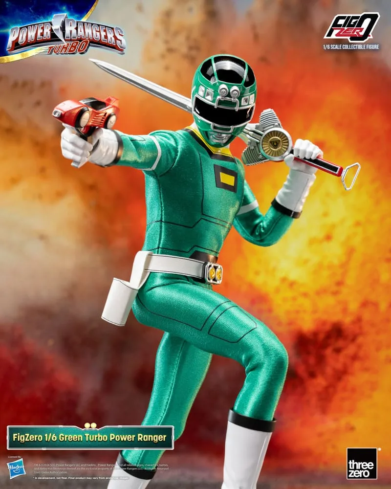 Power Rangers Turbo Actionfigur – Green Ranger FigZero 30,7 cm 5