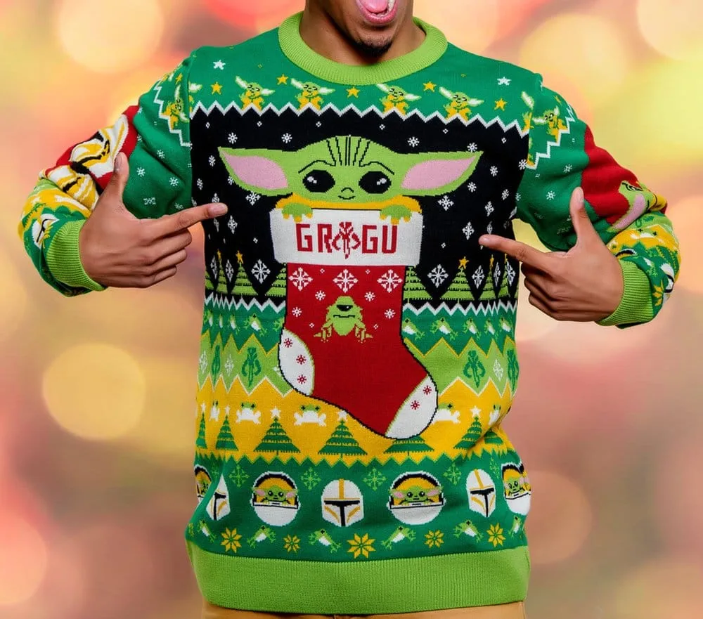Star Wars Christmas Sweater – Baby Yoda XL 2