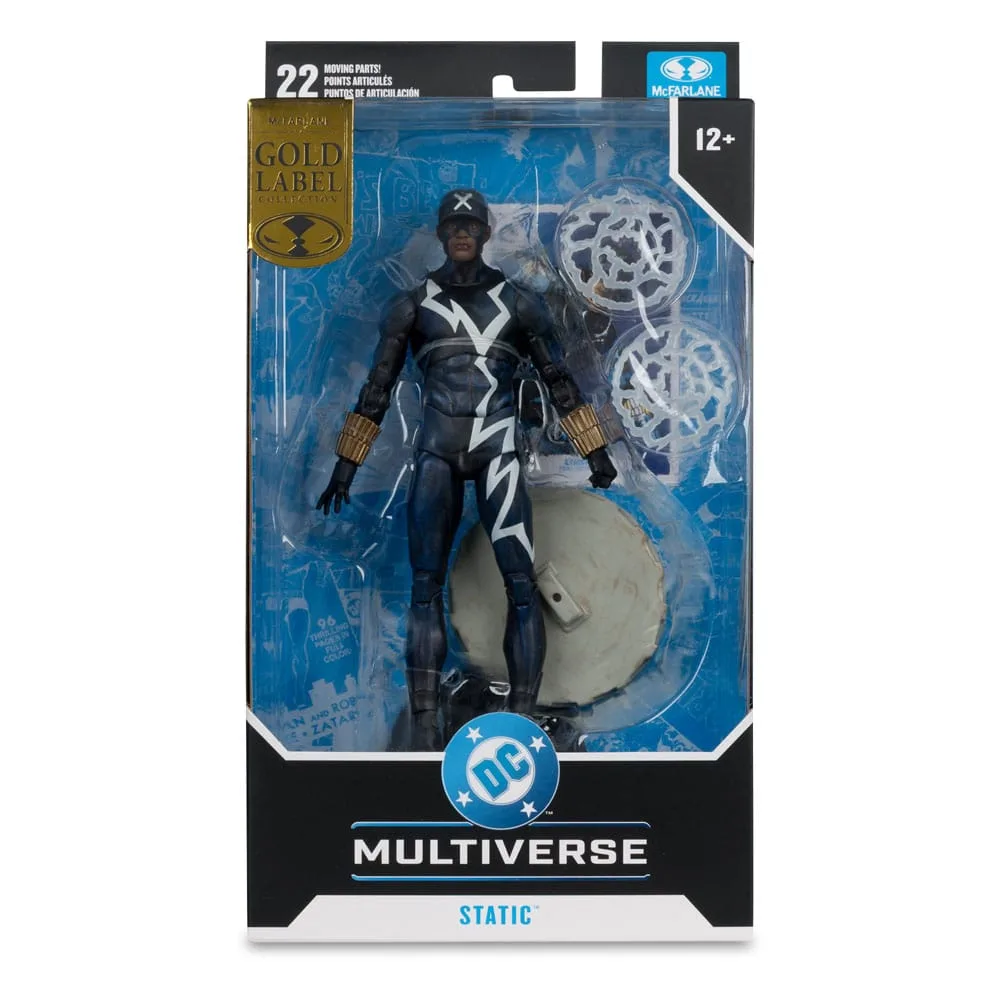 DC Multiverse Action Figure – Static Shock Gold Label 18 cm 7