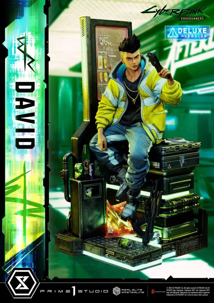 Cyberpunk: Edgerunners Statue – David Deluxe Bonus 58 cm 2