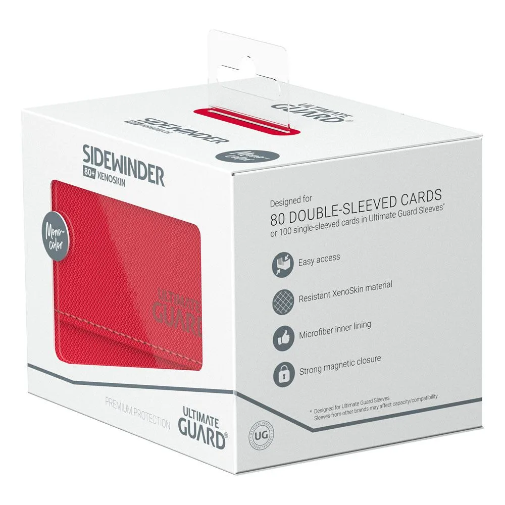 Ultimate Guard Deck Box – Sidewinder 80+ Xenoskin Red 7
