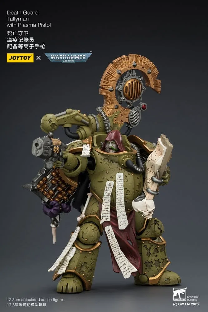 Warhammer 40,000 Action Figure – Death Guard Tallyman 12.3 cm 6