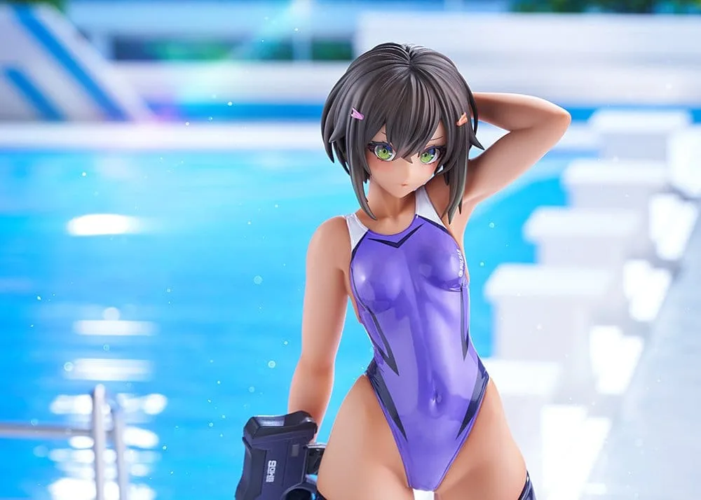 Arms Note Sammelfigur – Buchou-chan Purple Swimsuit 22 cm 9