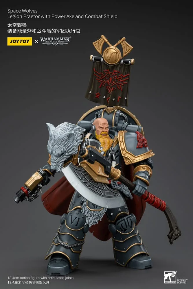 Warhammer Action Figure – Space Wolves Legion Praetor 1/18 Scale 12 cm 8
