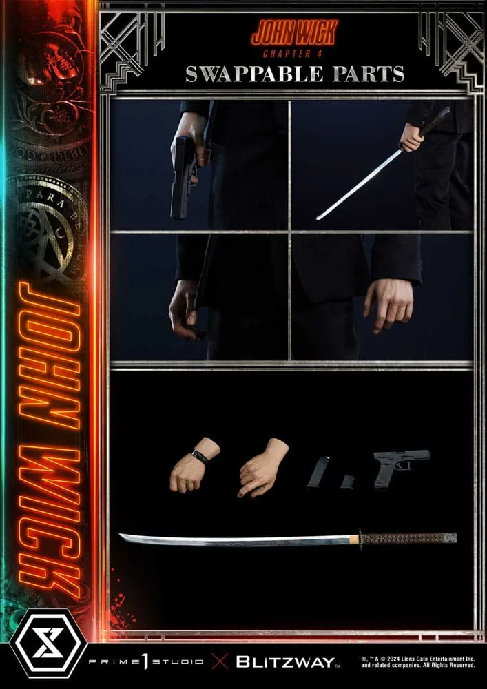 John Wick Chapter 4 Statue – Deluxe Bonus Version 54 cm 3