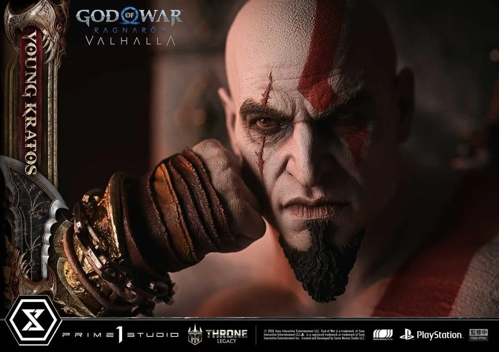God of War Ragnarok Beeld – Young Kratos 1:3 91 cm 4