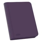 Ultimate Guard Card Binder – Purple Zipfolio 160 8-Pocket Xenoskin 3