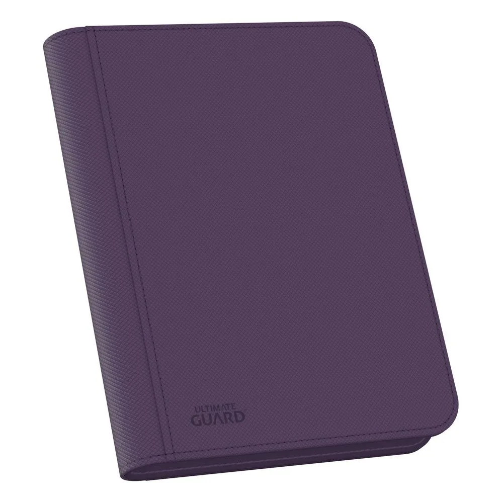 Ultimate Guard Card Binder – Purple Zipfolio 160 8-Pocket Xenoskin 3