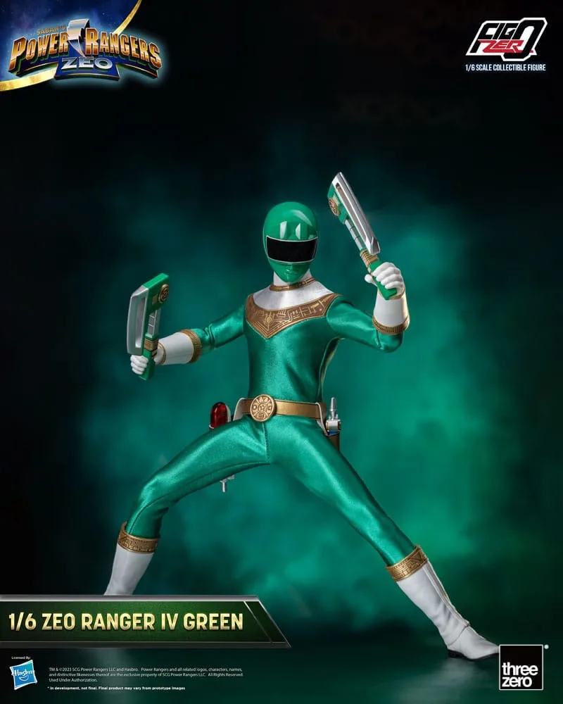 Power Rangers Zeo Action Figure – FigZero Ranger IV Green 30.7 cm 9