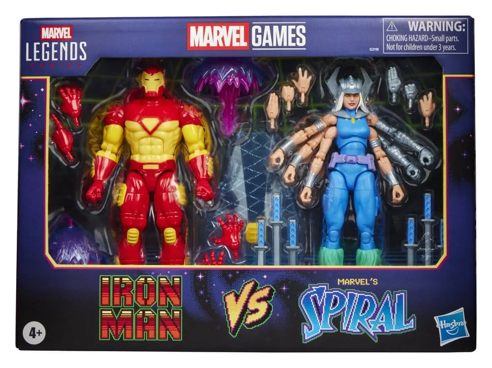 Marvel Legends Action Figures – Iron Man and Spiral 2-Pack 15 cm 9