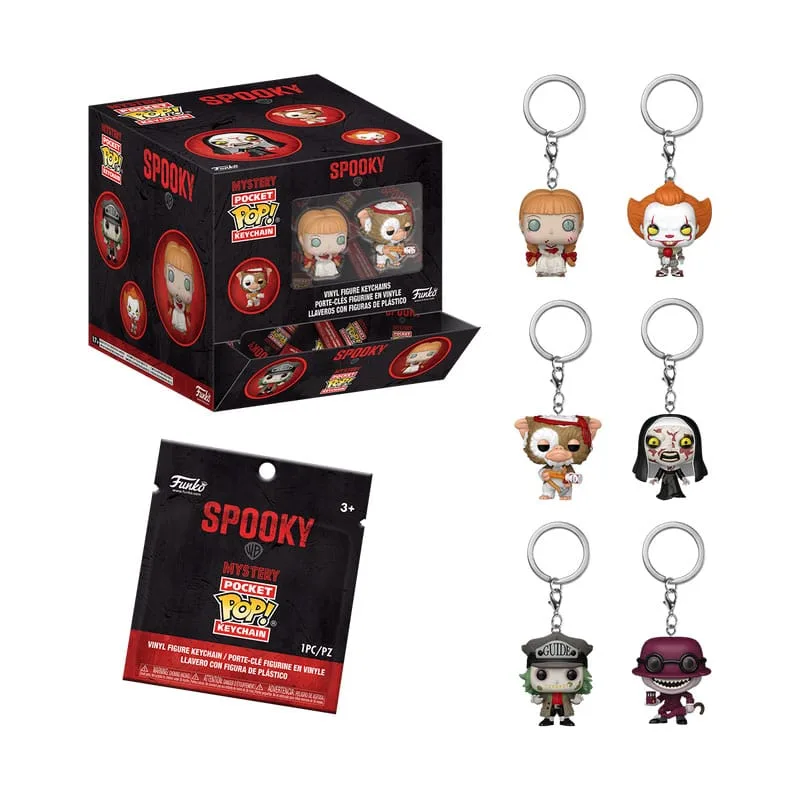 Horror Vinyl Keychains – Pop PDQ Display 12 Pieces 4 cm 2
