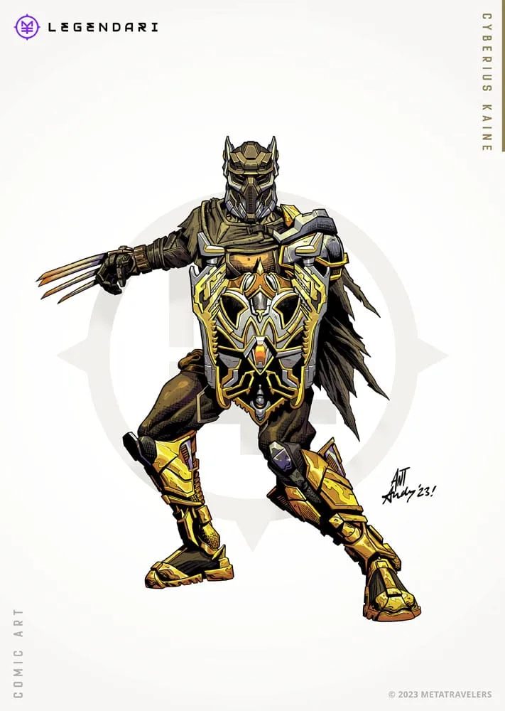 Legendari Actiefiguur – Cyberius Kaine 1/10 18 cm 5