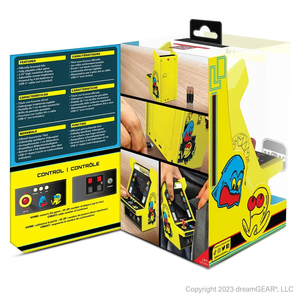 Pac-Man Portable Arcade – Micro Player Pro 3