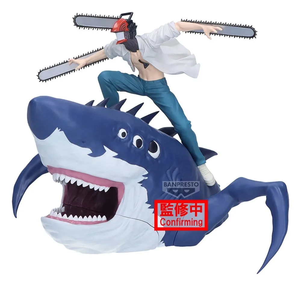 Chainsaw Man Statue – Figure Life Chainsaw Man & Beam 13 cm
