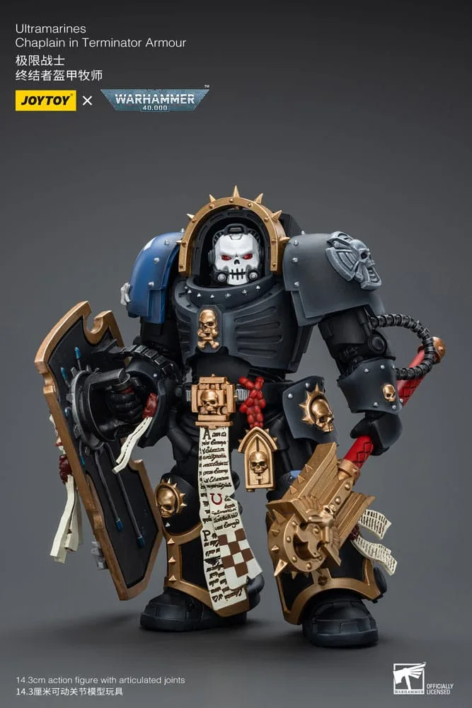 Warhammer 40k Action Figure – Ultramarines Chaplain 1/18 12 cm 4