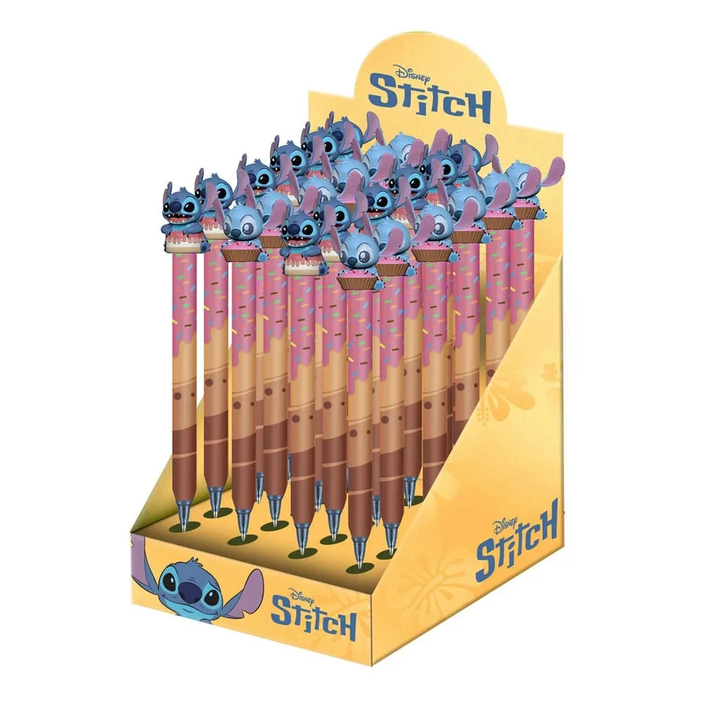 Lilo & Stitch Gel Pens – Erasable 24-Pen Display