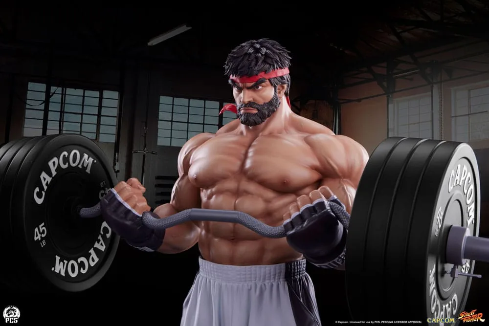 Street Fighter Statue – Ryu Battle Edition Powerlifting 53 cm 2