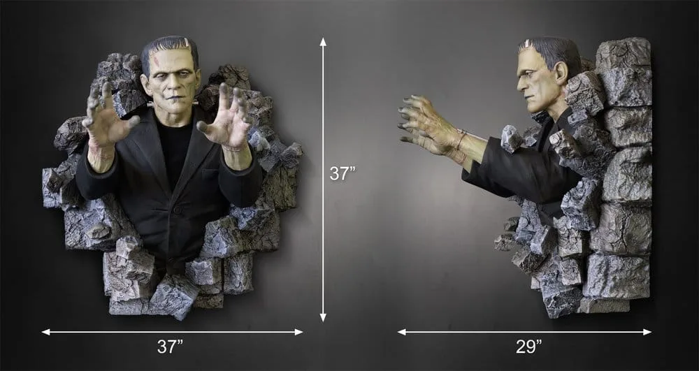 Frankenstein Wandskulptur – Boris Karloff 94 x 94 cm 3