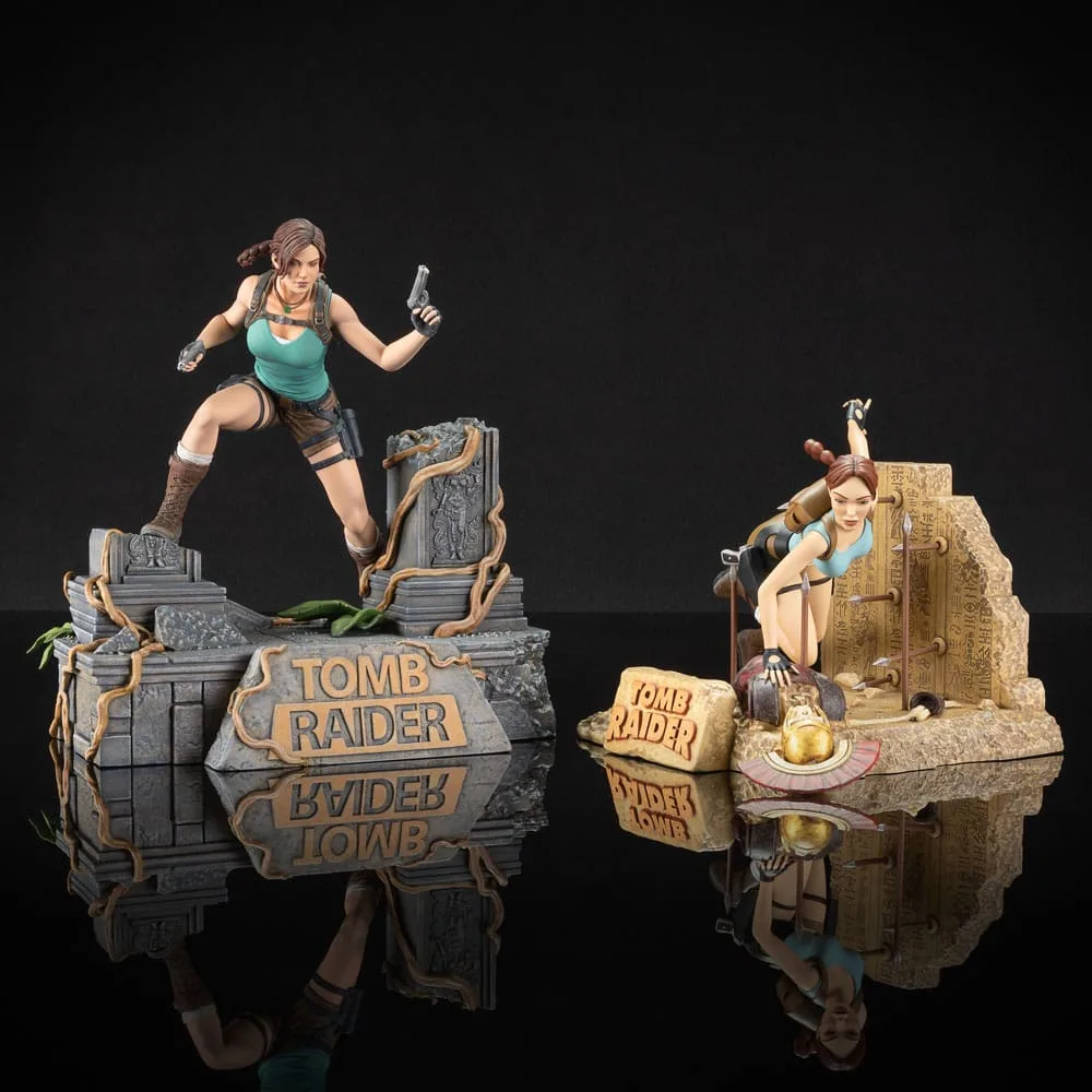 Tomb Raider Statue – Lara Croft with Swappable Accessories 24 cm 19