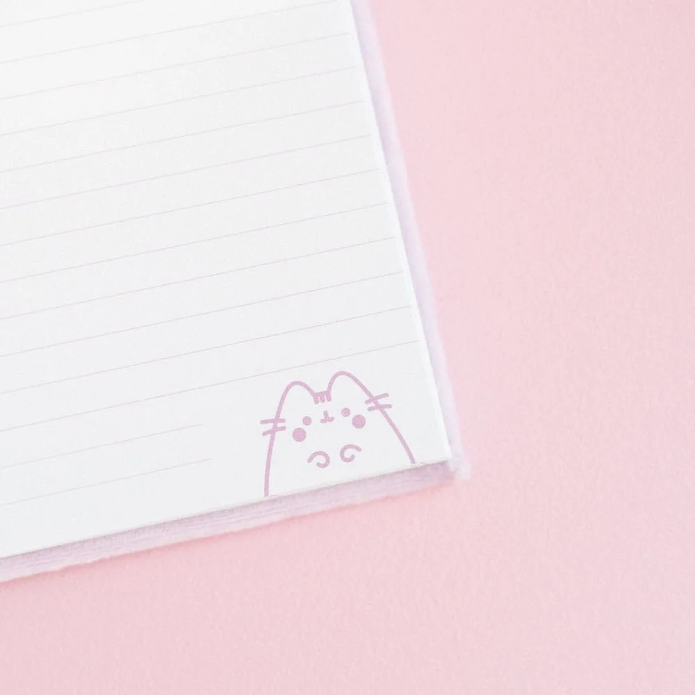 Pusheen Notebook – Premium Plush A5 4