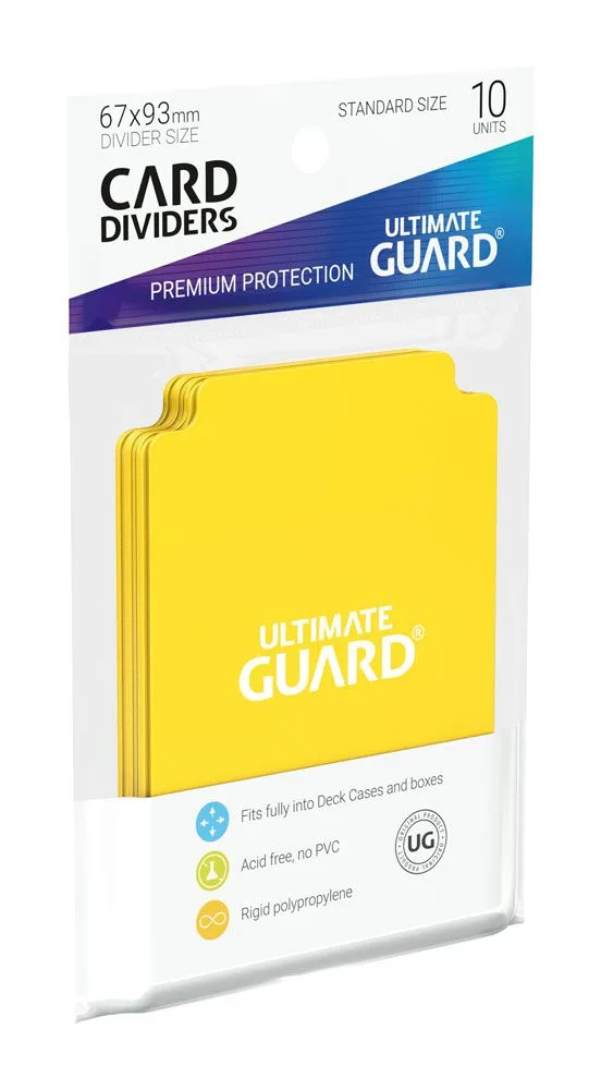 Ultimate Guard Card Dividers – Yellow 10-Pack 67 x 93 mm 3