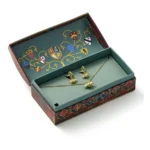 Harry Potter Jewellery Set – Golden Snitch Necklace and Earrings 1