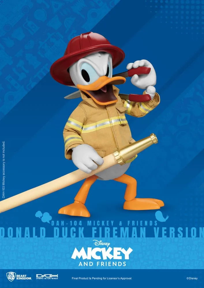 Mickey & Friends Action Figure – Fireman Donald Duck 1/9 24 cm 2