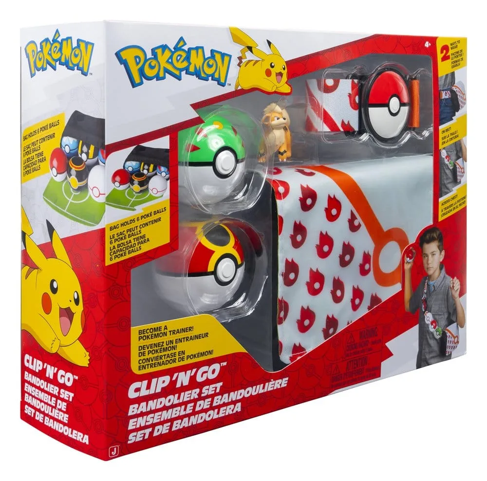 Pokémon Bandolier Set – Growlithe Clip ‘n’ Go 3