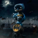 Batman PVC Figure – Mini Co. Bat-Signal Blue Variant 6