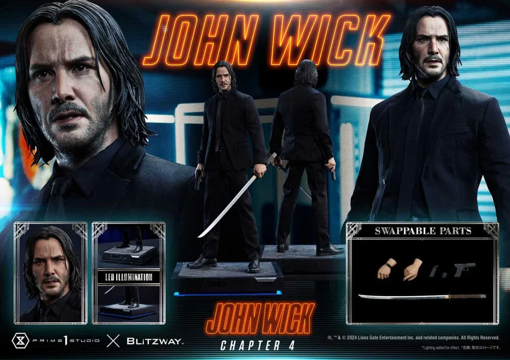 John Wick Chapter 4 Statue – Premium Masterline 1:4 54 cm 2