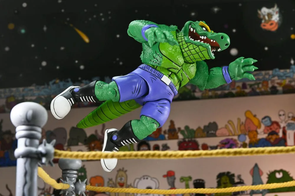 TMNT Action Figure – Stump Wrestling Leatherhead 18 cm 7