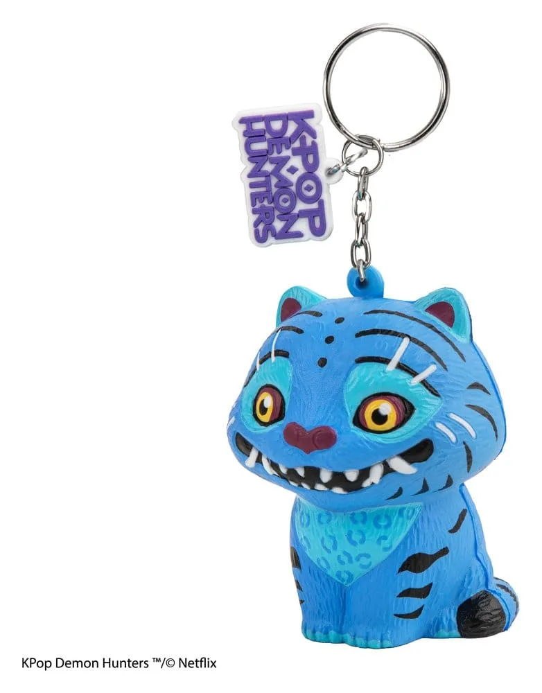 KPop Demon Hunters Squishy Keychain – Derpy Tiger 3