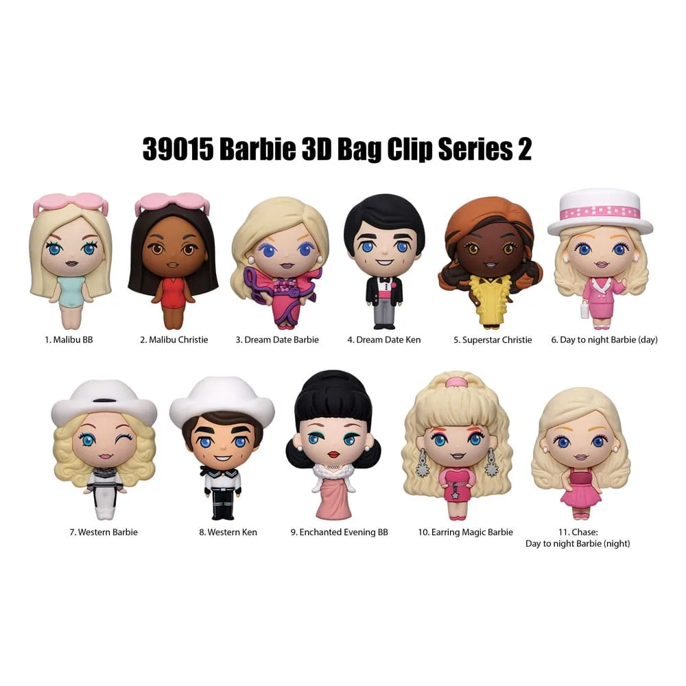 Barbie Foam Bag Clips – Series 2 Display of 24 2