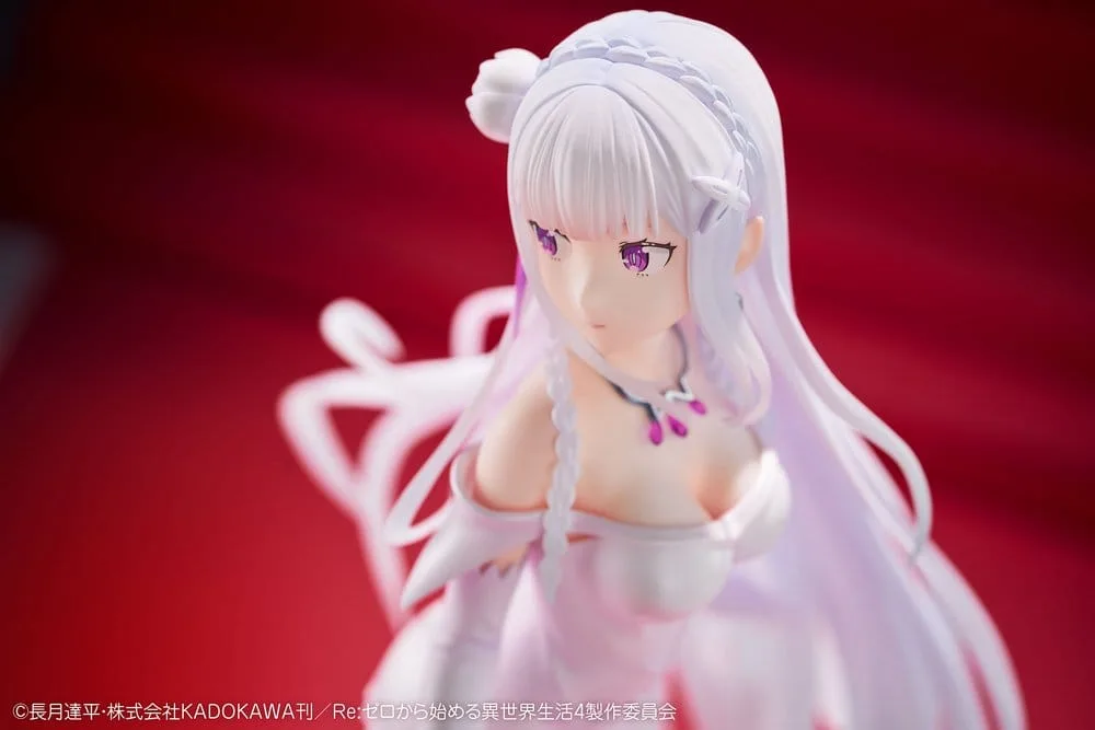 Re:ZERO Figure – Emilia Wedding Dress 24 cm 16