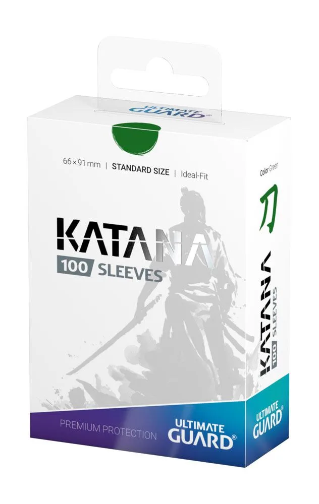 Ultimate Guard Card Sleeves – Green Katana 100-Pack 66 x 91 mm 4