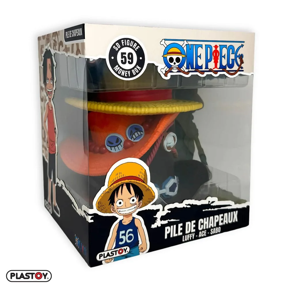 One Piece Coin Bank – Stack of Hats 16 cm 4