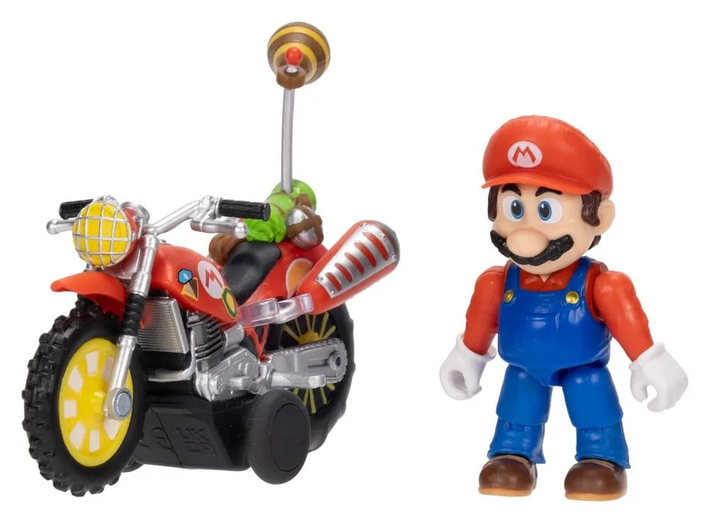 Super Mario Galaxy Movie Action Figure – Pull Back Motorcycle 6 cm 9