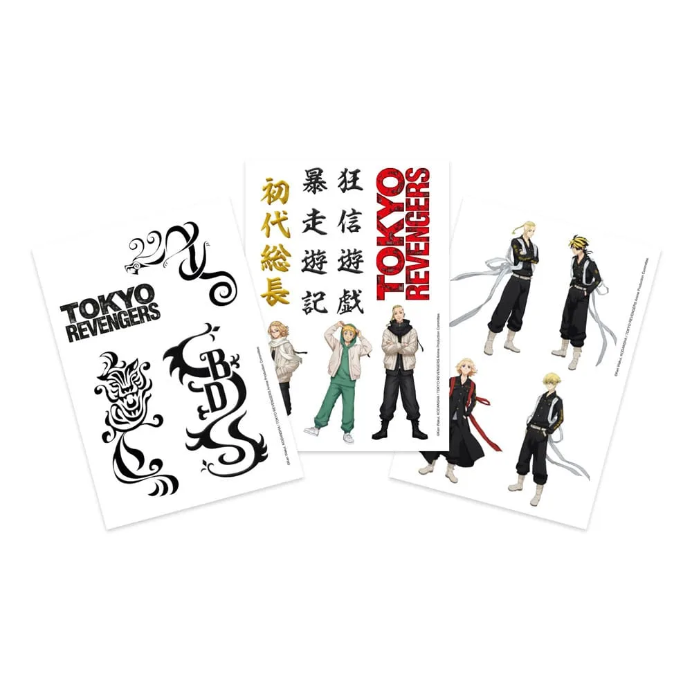 Tokyo Revengers Temporary Tattoos – Set of 15