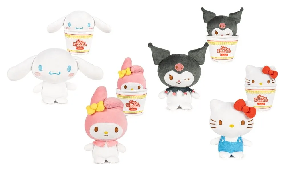 Hello Kitty and Friends Plush – Cup Noodles 24-Piece Assortment 16 cm 2