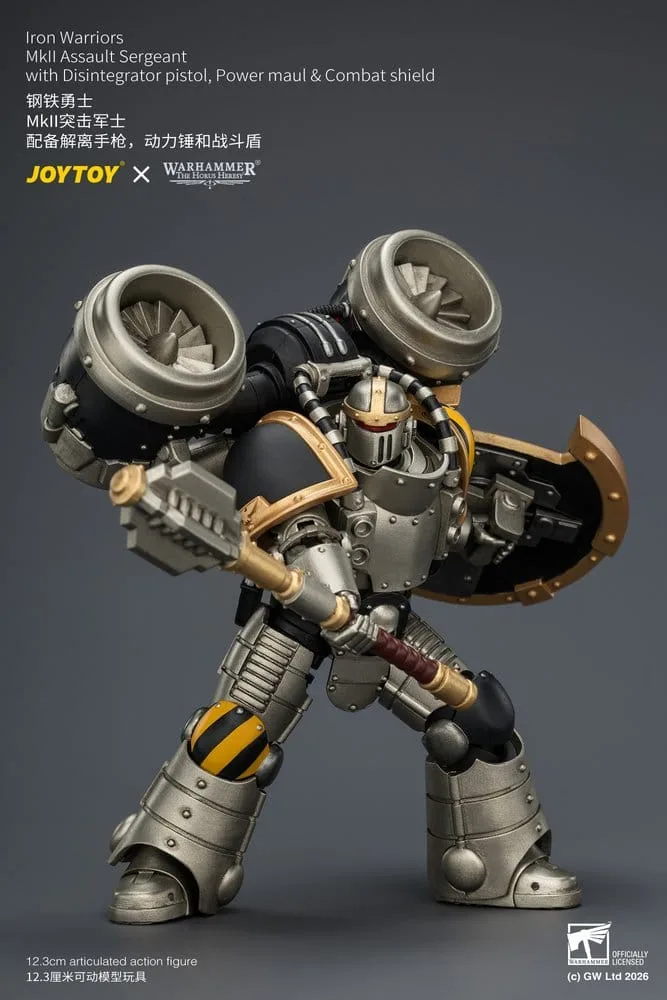 Warhammer Action Figure – Iron Warriors MkII Assault Sergeant 12.3 cm 13