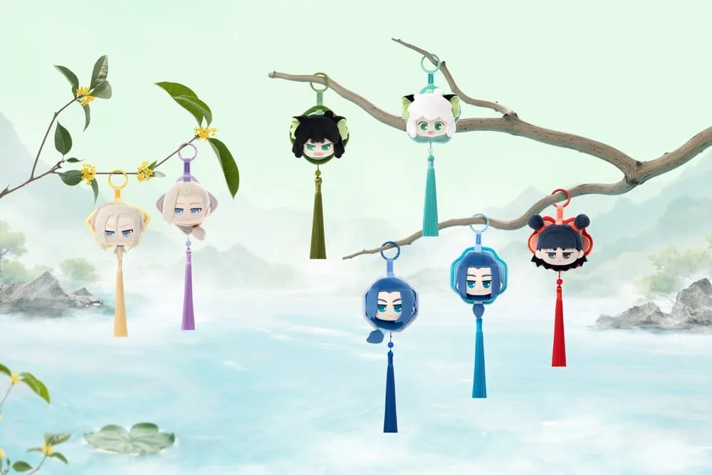 Luo Xiaohei Plush Figures – Chinese-Style Blind Box Display of 6