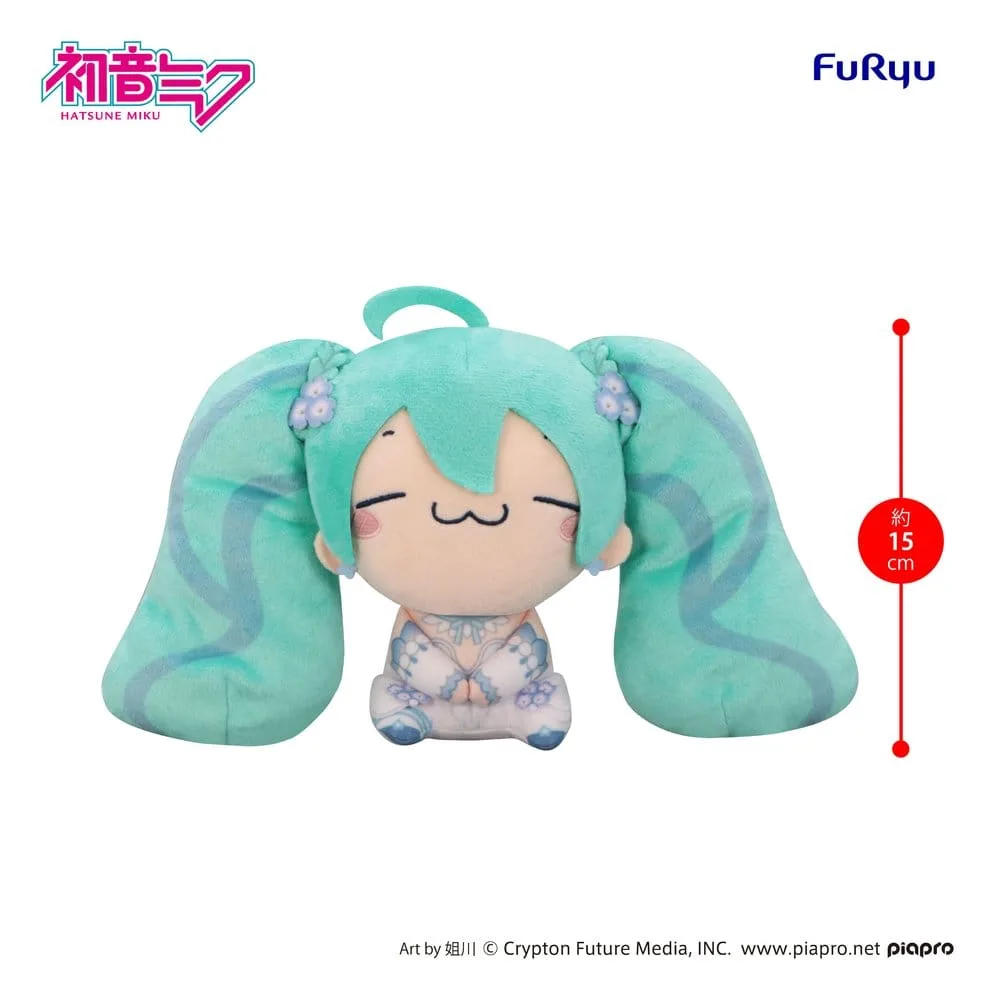 Hatsune Miku Plush Figure – Mochipico Nemophila B 15 cm 2