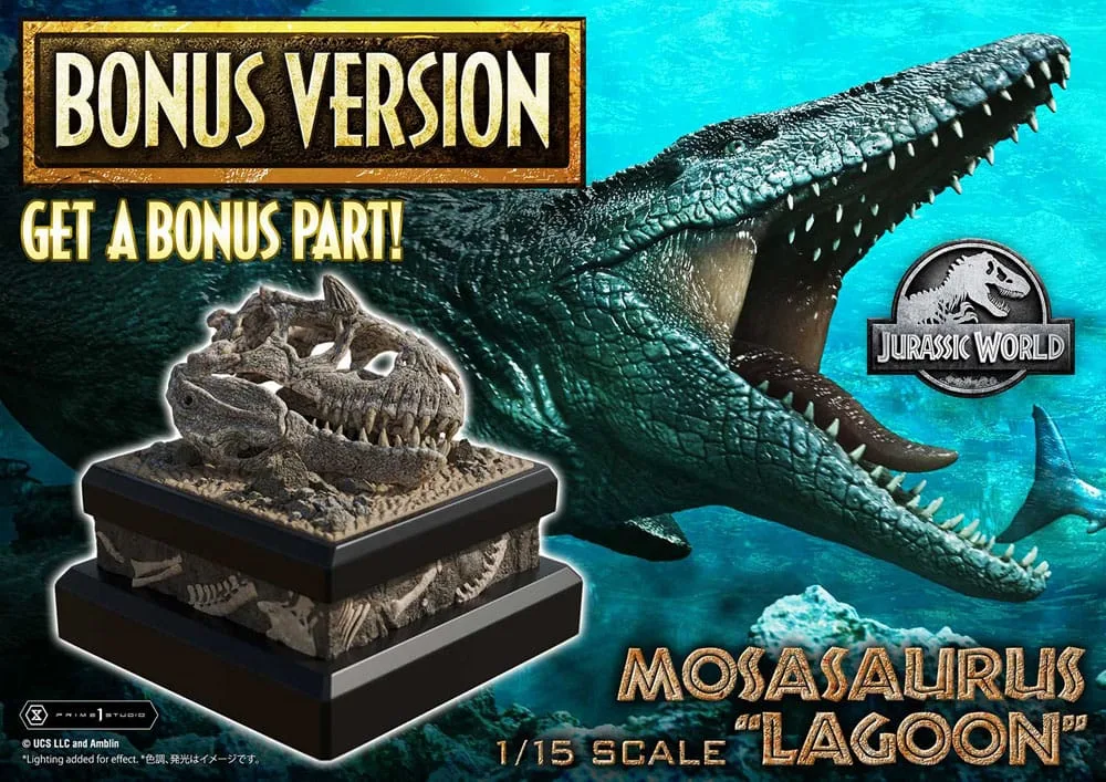 Jurassic World Statue – Mosasaurus Lagoon Bonus Version 57 cm 3